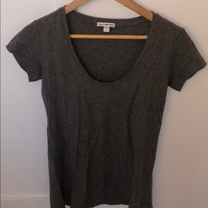 James Perse grey tee shirt